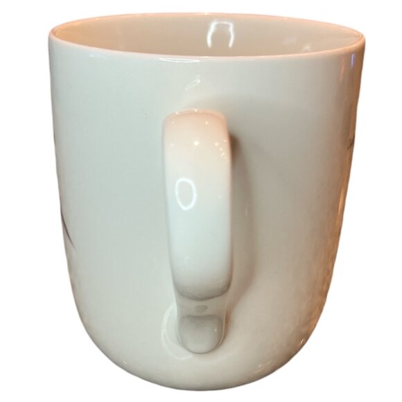 MACNEIL WORCESTER ENGLAND Mug Fine China Chaffinch Bird on Branch Pinecone - Picture 6 of 8